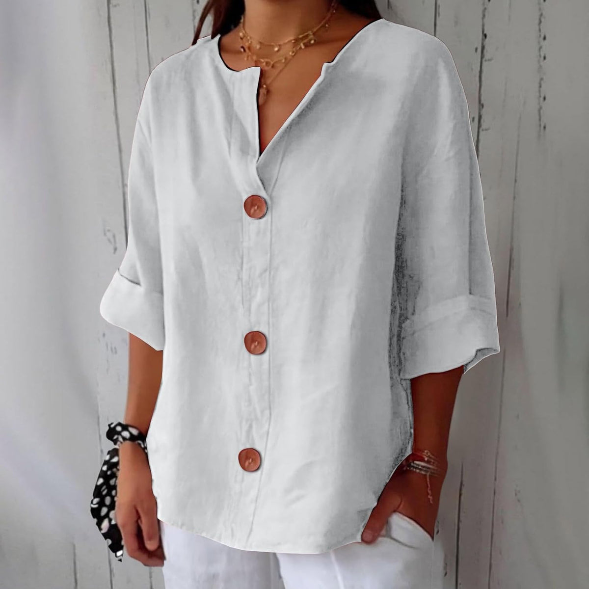 Hazel | Loose-fitting Summer Blouse