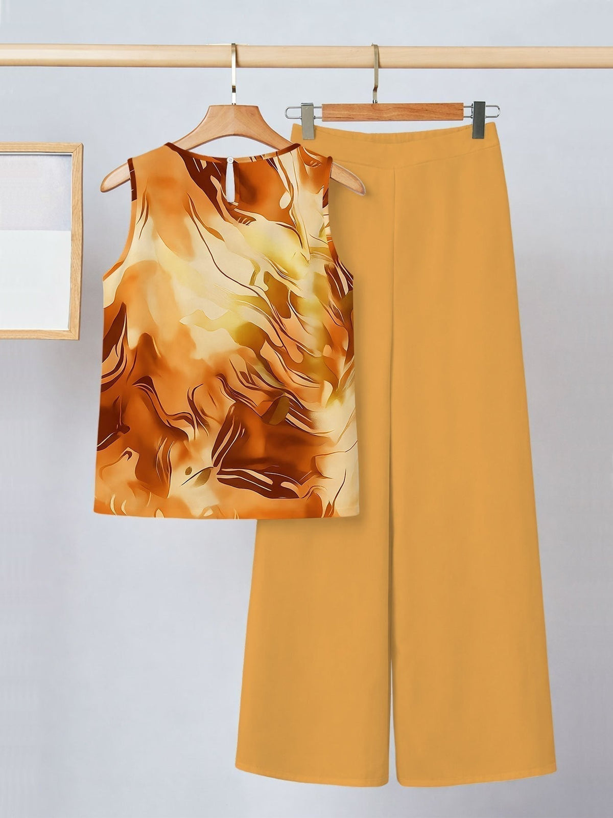 Jessica | Warm Print Two Piece Set