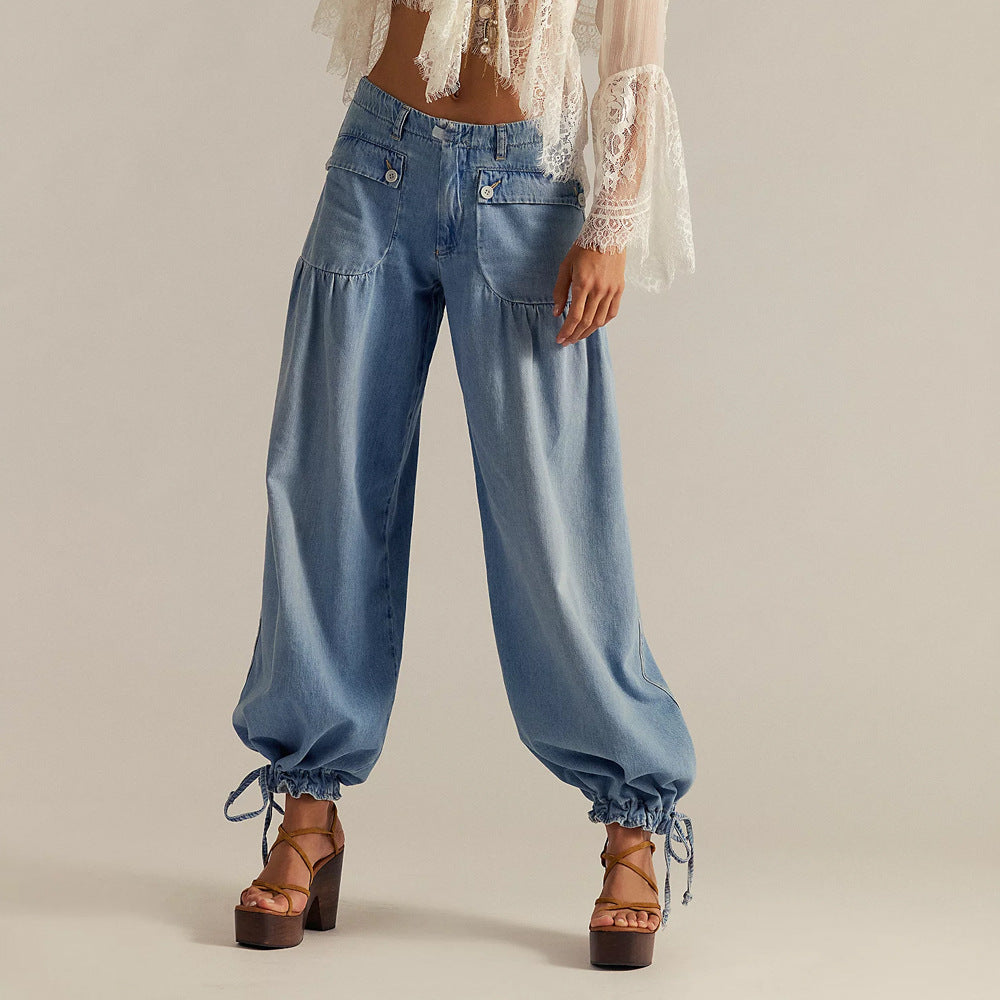 ORISELLE – ELEGANT FLOWY-FIT JEANS
