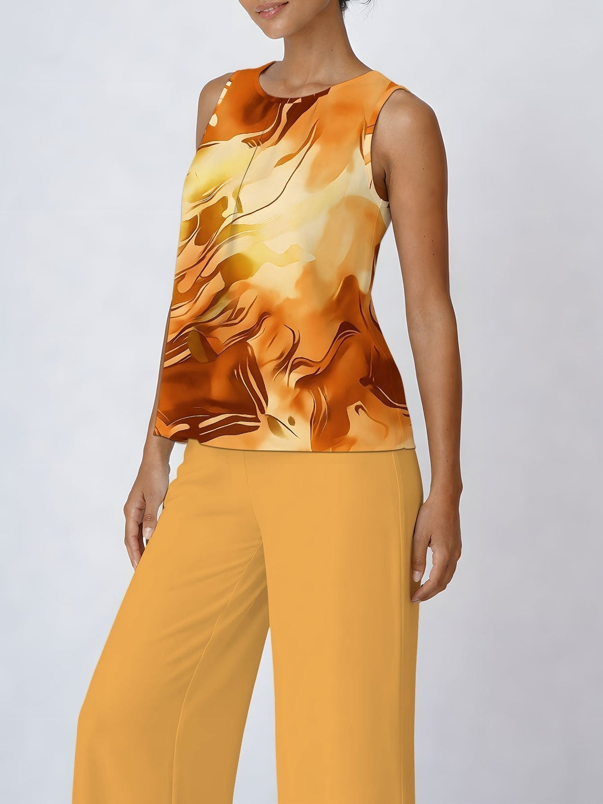Jessica | Warm Print Two Piece Set