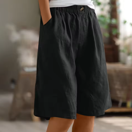 ZYLA – LINEN COMFORT RELAXED SHORTS