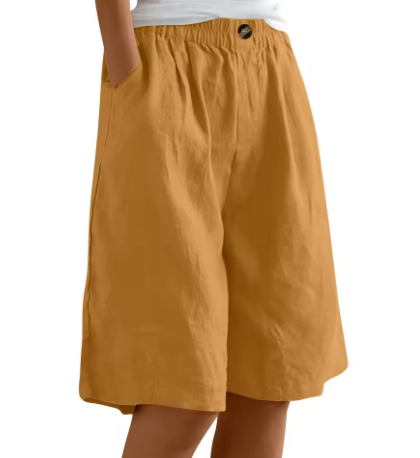 ZYLA – LINEN COMFORT RELAXED SHORTS