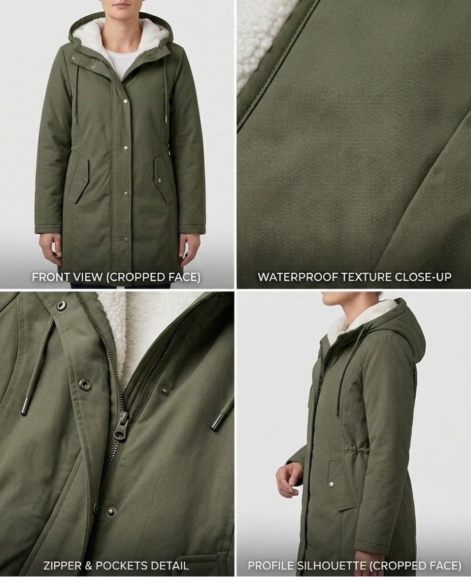 Women’s Warm Hooded Puffer Coat