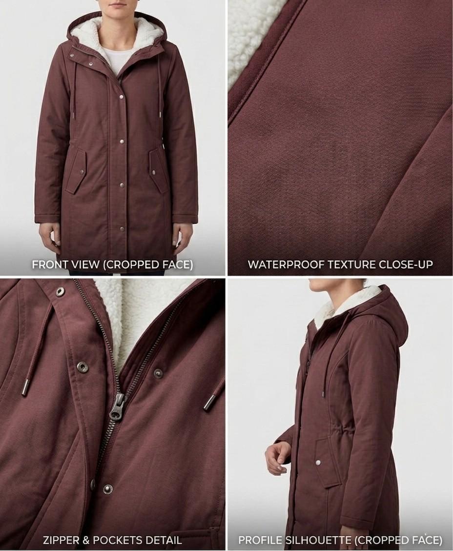 Women’s Warm Hooded Puffer Coat